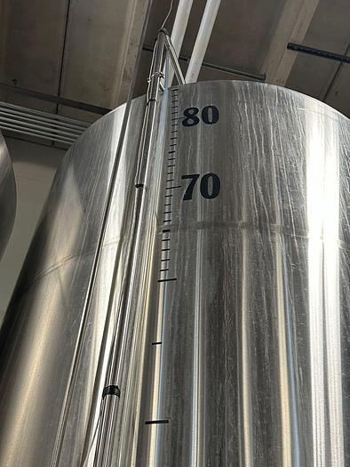 Used Used Premier Stainless 80 bbl (Approx 2480 Gal) jacketed brite (carbonating) tank
