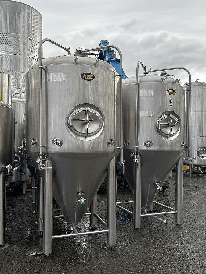 Used (2) Available - Used ABE 20 bbl Unitank Fermenters
