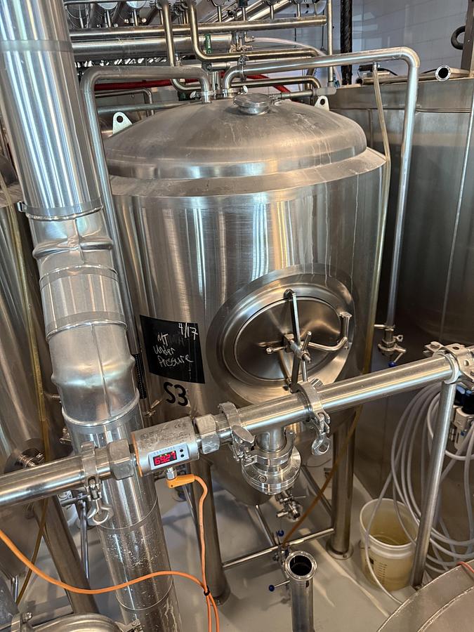 Used (2) Available- Used Premier Stainless 5bbl / 155 Gal Jacketed Fermenter / storage tanks