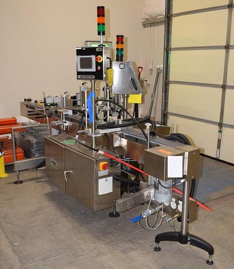 Used NJM Packaging Pressure Sensitive Labeler