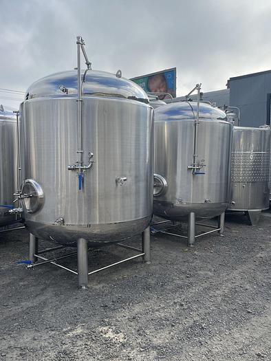 Used (1) available Used 40 bbl Jacketed Brite Tank