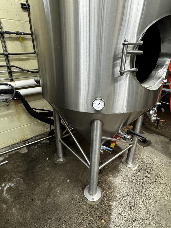 Used (4) Available - Used AAA Fabrication 10 bbl / 310 Gal Jacketed Fermenter/ Storage tanks