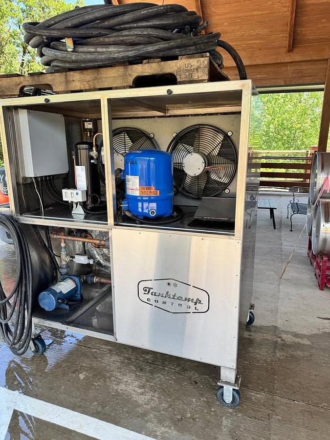 Used Used Tanktemp portable 5hp chiller