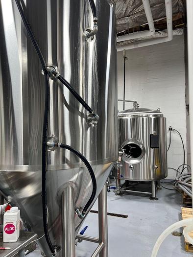 Used (2) Available - Used Premier Stainless 15 bbl Jacketed Fermenters