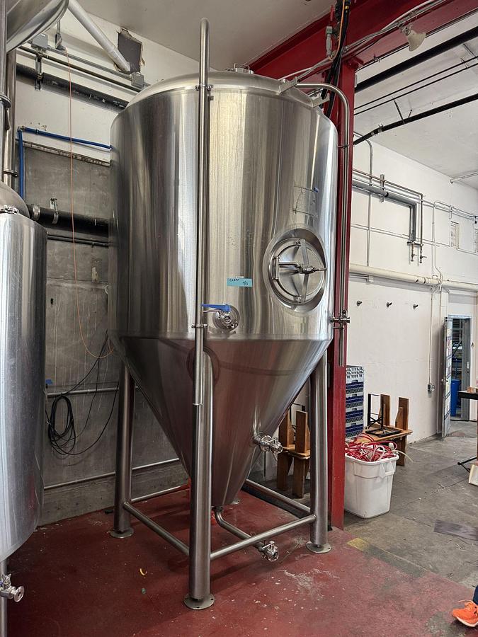 Used (4) Available - Used PBST Pacific Brew 30 bbl / 930Gal conical fermenters