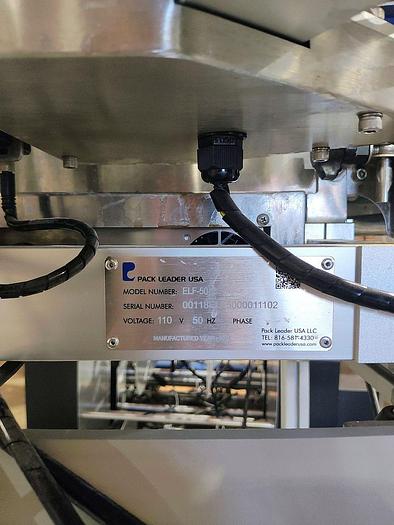 Used Used Pack Leader ElF50 pressure sensitive labeler