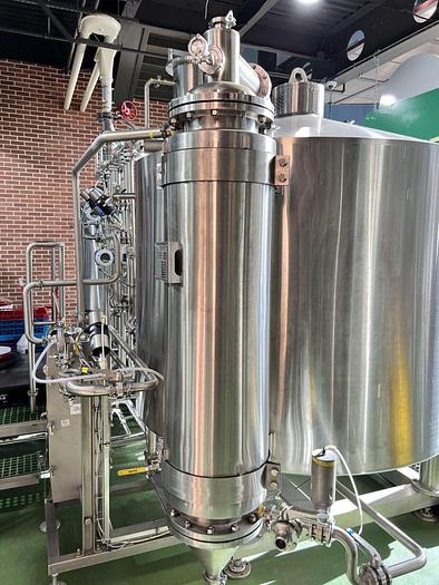 Used Used Lehui 15 bbl skid mounted steam brewhouse