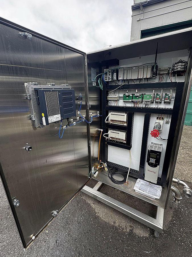 Used Used CSI Central States Industrial skid mount CIP system