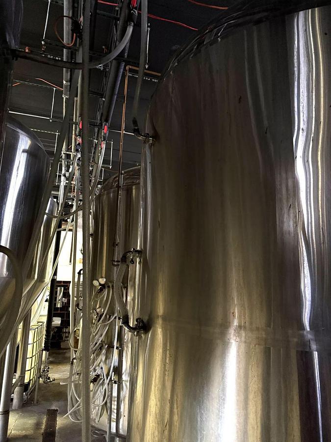 Used (2) Available - Used 60 bbl / 1860Gal Glacier jacketed brite/storage tanks