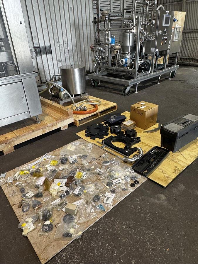 Used Used GAI 3003A Bier 12 Valve Monoblock Rinser Filler Crowner