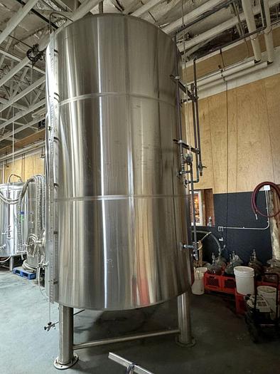 Used (2) Available - Used Pioneer Tank 100 bbl Jacketed Brite Tanks