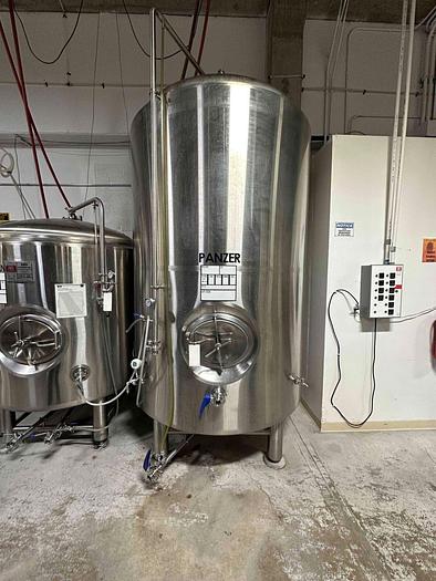 Used 2 available - Used 40 bbl Jacketed Brite Tank