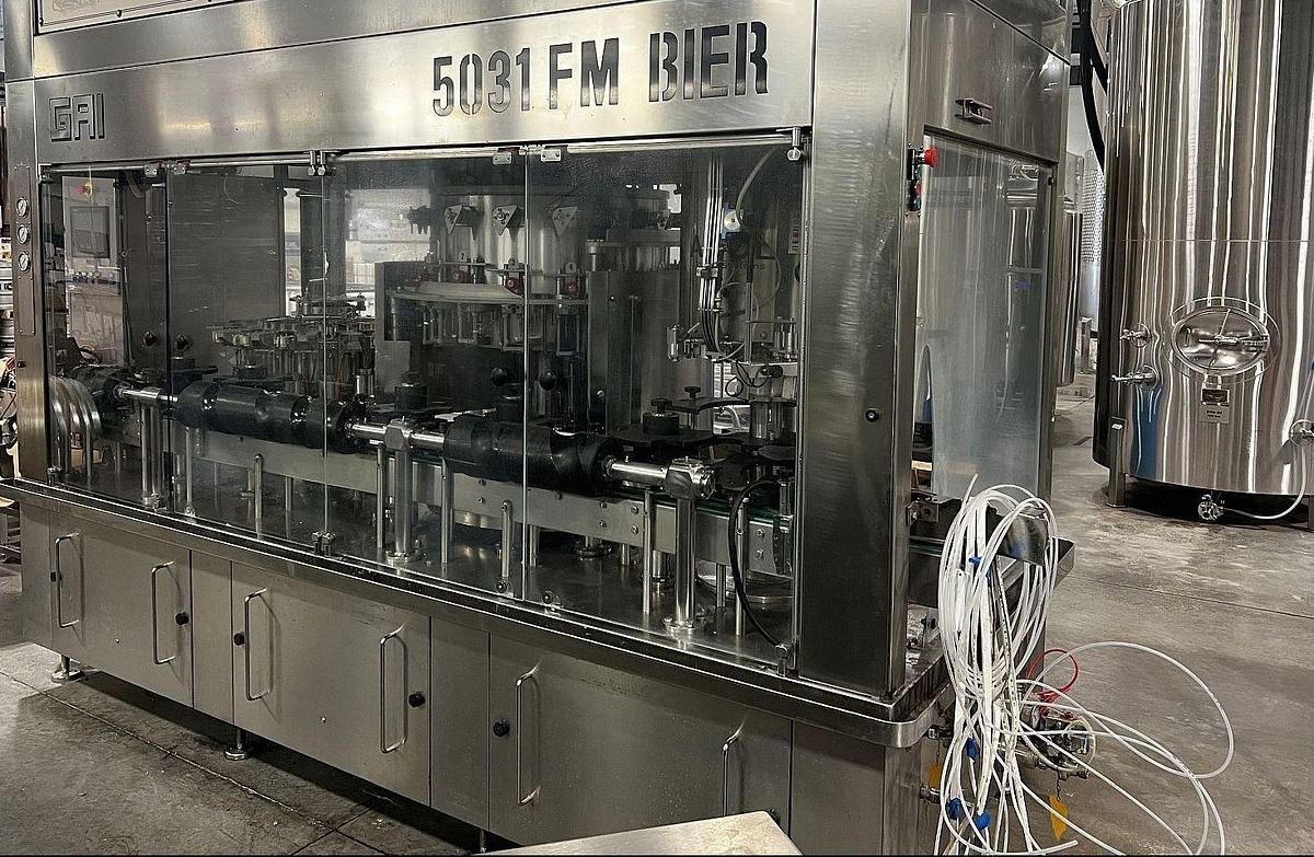 Used USed GAI Model 5031FM-Bier monoblock rinser/filler/capper - 2015