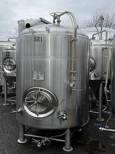Used (1) Available - Used BSV (Blackstone) 20bbl / 620Gal jacketed brite tank