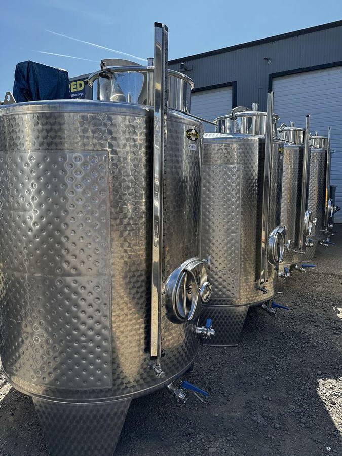 Used (4) Available - Used 2500L / 660Gallon Speidel Fermenters