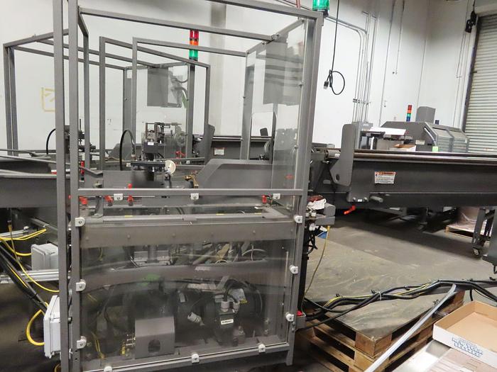 Used Used Pearson Packaging 4/6 Pack carrier erector and stuffer line