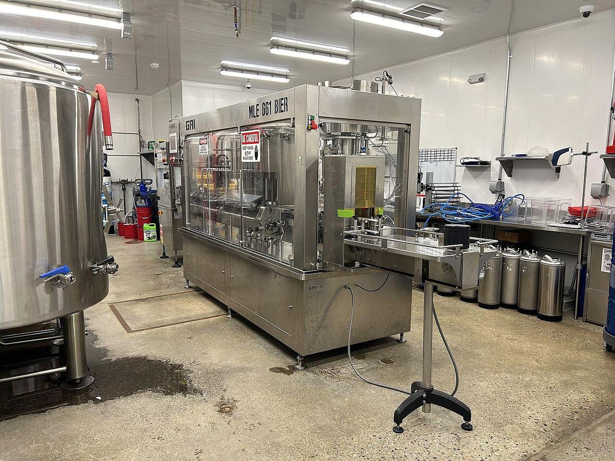 Used Used GAI MLE661-Bier-004 filler crowner / Enos T3 Labeler