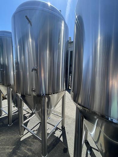 Used (3) available - Used 15 bbl Jacketed Fermenter
