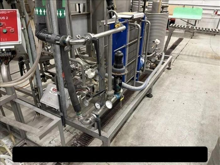 Used Used IDD Skid Mounted Purepass Flash Pasteurizer
