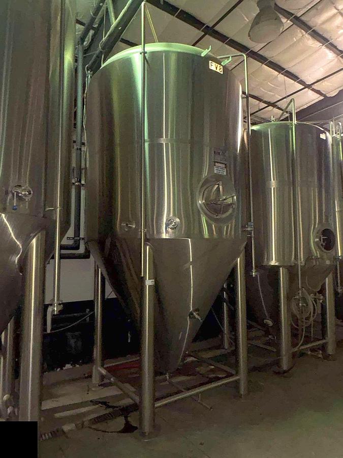 Used (1) Available - Used ABS Atlantic Brew Supply 60 bbl / 1860Gal Jacketed Unitank Fermenter