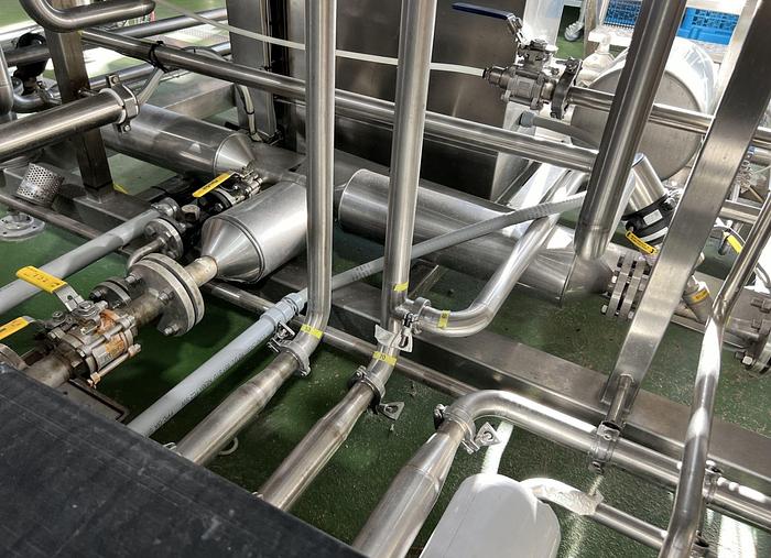 Used Used Lehui 15 bbl skid mounted steam brewhouse