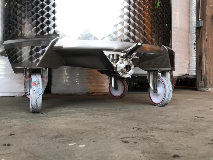 New Stock Letina 528 Gallon / 2000L jacketed mix tank with wheels