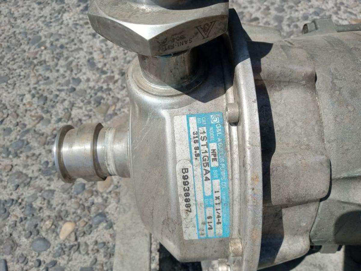 Used G&L/Goulds NPE Centrifugal Pump (HAZARDOUS DUTY)