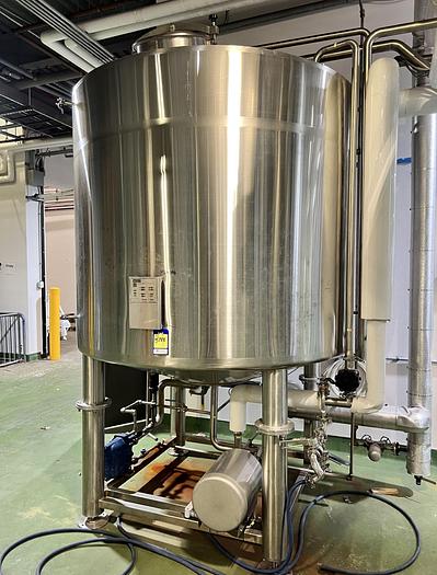 Used Used Lehui 15 bbl skid mounted steam brewhouse