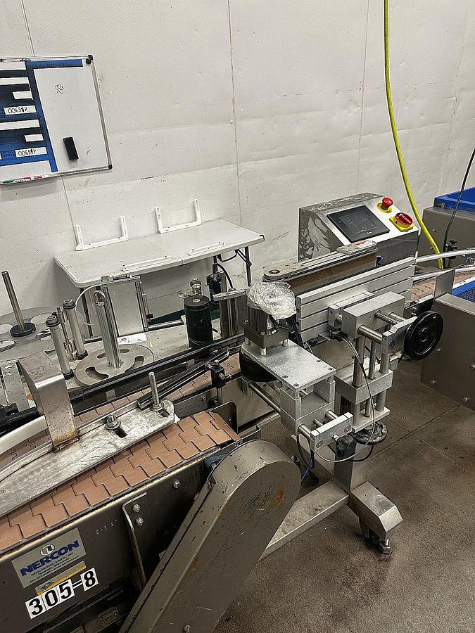Used Used Wild Goose WG5 Canning line with Depal and Labeler