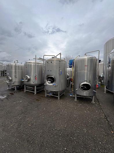 Used (1) Available - Used ABT 20bbl / 620Gal Jacketed Brite Tank