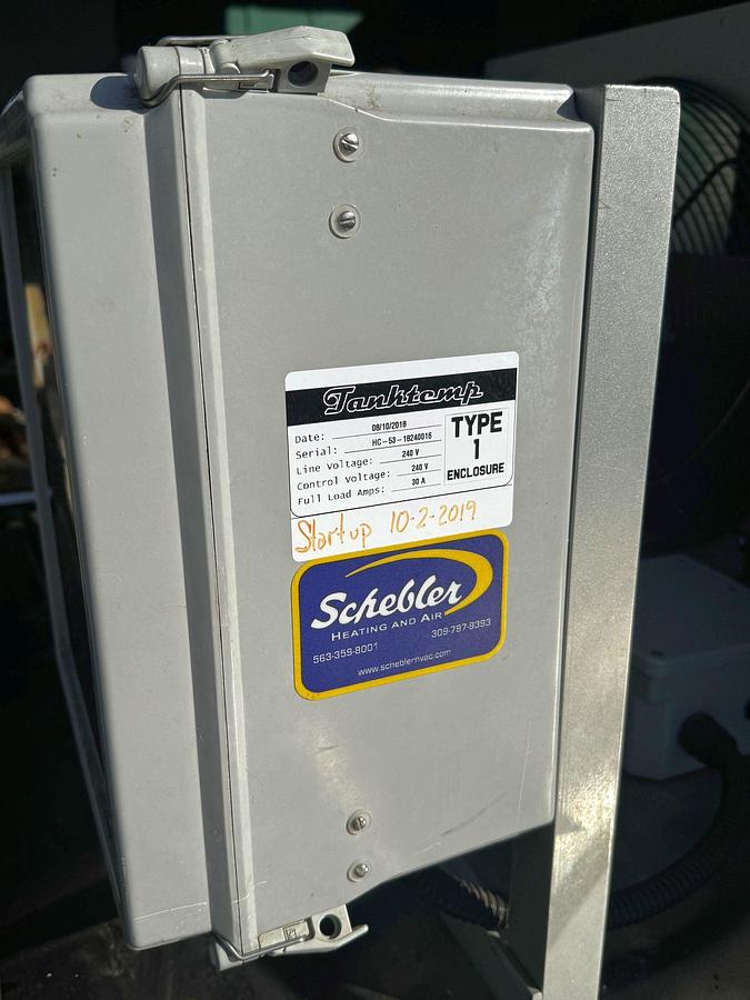 Used Used Tanktemp Iceberg Duo 5 hp portable glycol heater / chiller