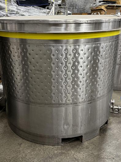 Used Used JV Northwest 1000 Gallon Open Top Jacketed tank