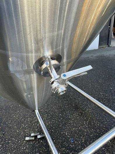 Used (1) Avaialable - Used ABE 90 bbl jacketed conical fermenter
