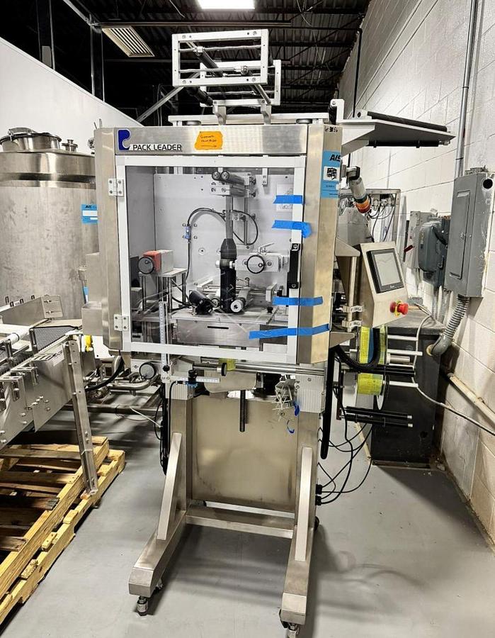 Used Pack Leader Shrink Sleeve labeling machine - model SL10, 2021