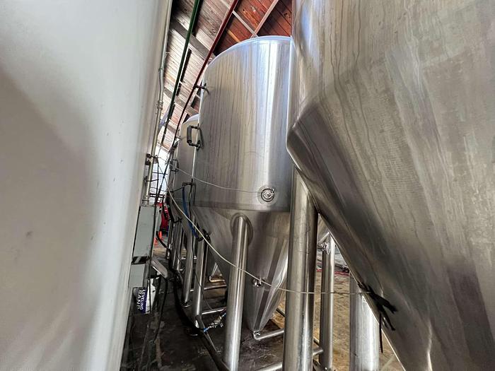 Used (2) Available - ABE 30 bbl conical fermenters