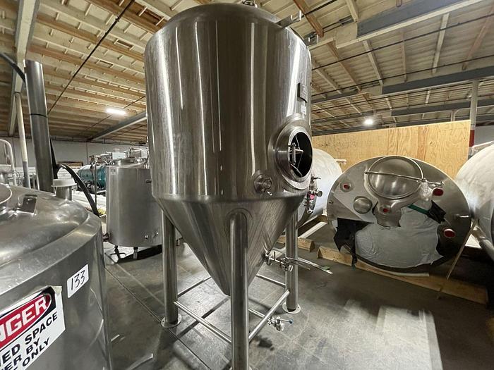 Used (2) Available - Used BSV Blackstone 15 bbl / 465Gal conical Jacketed Fermenter