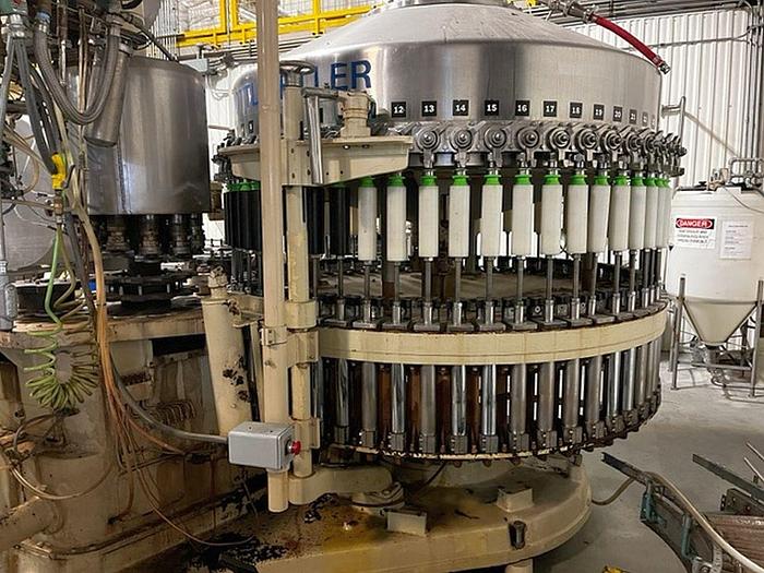 Used Crown CCS 60/12 valve bottle filler/crowner