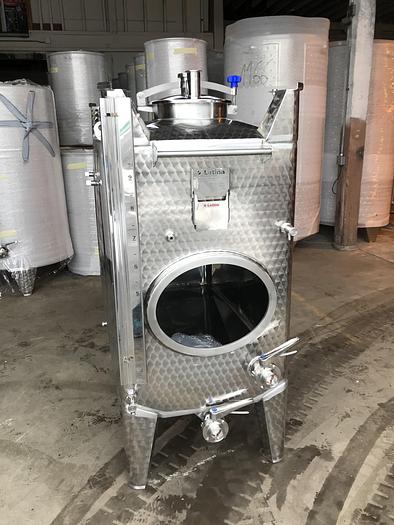 New Stock Letina 265 Gallon / 1000L Jacketed Square Storage Tote Tank