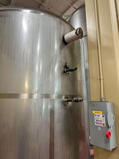 Used (1) Available - Used IDD 50 bbl / 60hl (1550 Gal) jacketed brite tank