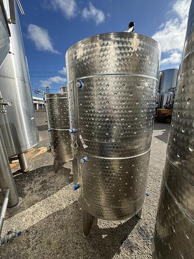 Used (3) available - Used Vintner Vault 1080L/ 285Gal closed top jacketed fermenter