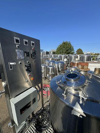 Used Used 10 bbl Direct Fired Skid Mounted Brewhouse