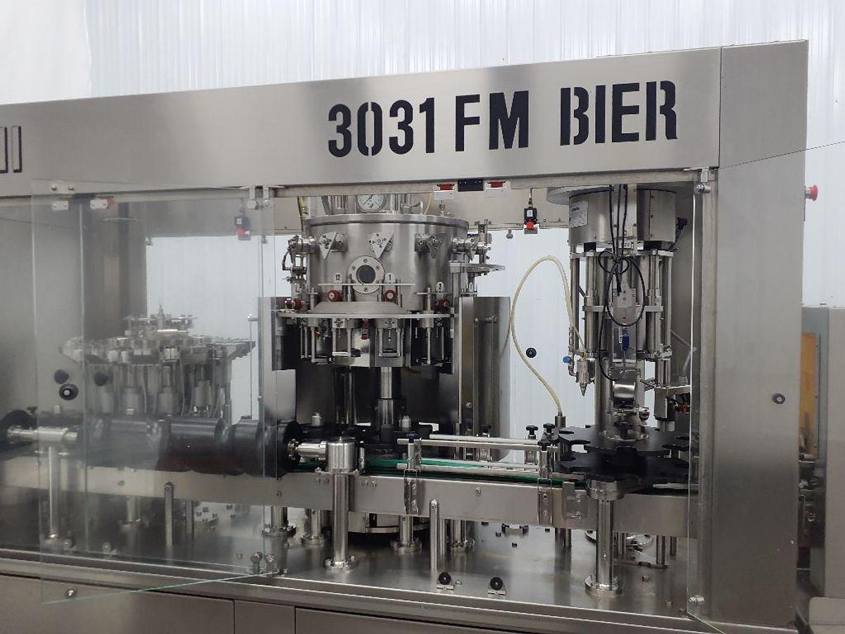 Used Used GAI 3031 FM Bier Monoblock Rinser/Filler/Capper