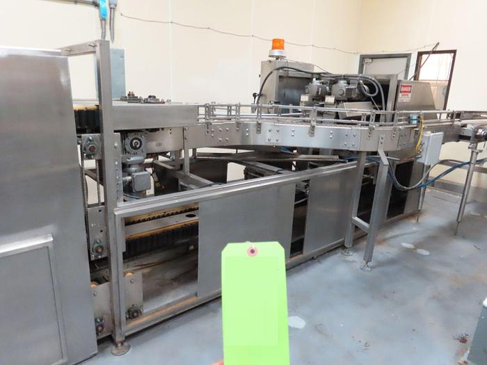 Used BEVCO low level gripper rinser with fallen bottle detector