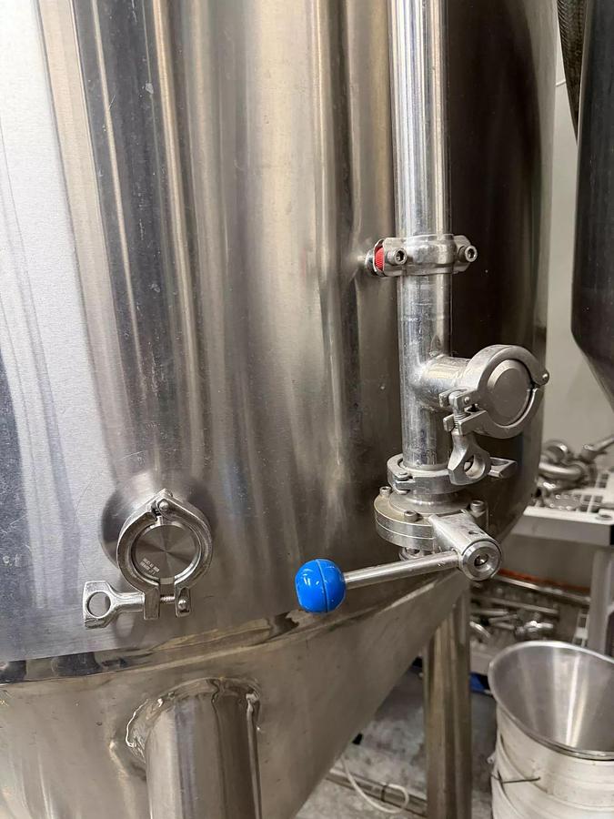 Used (1) Available - Used Glacier Tanks 20 bbl / 620Gal jacketed conical fermenter / storage tank