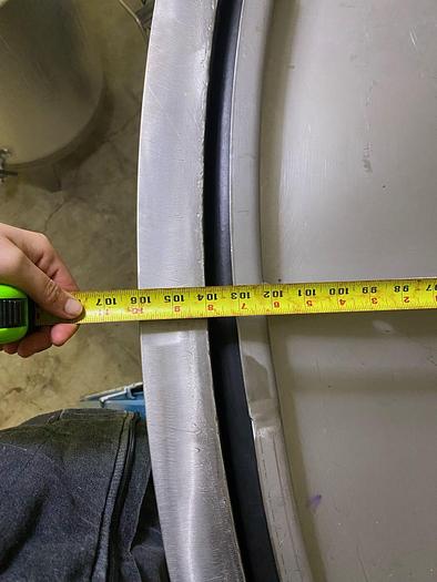 Used Used AAA Metal 3200 Gallon Jacketed Variable Capacity Tank