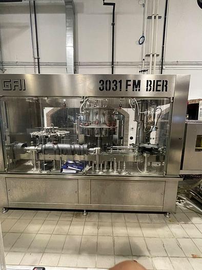 Used Used 2018 GAI monoblock 3031 FM Bier Filling Line