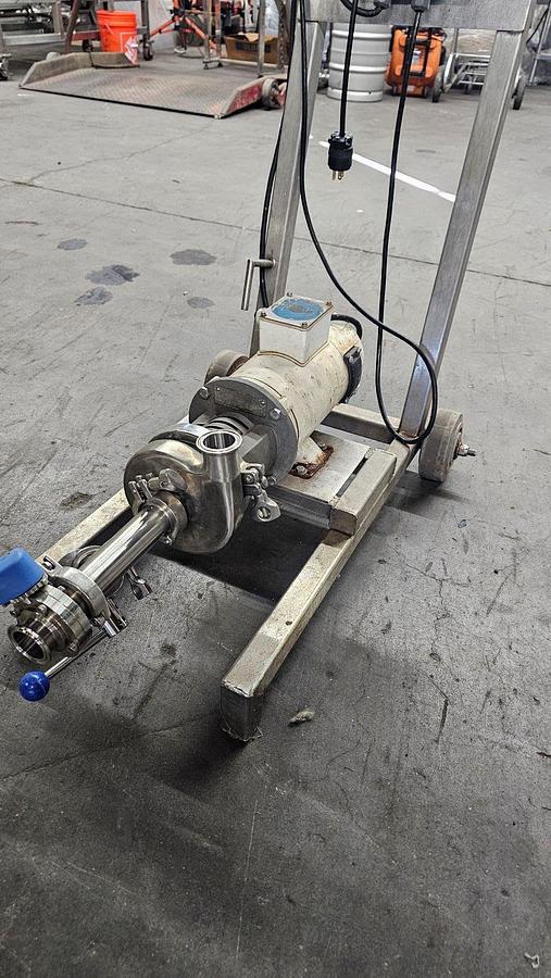 Used Ampco Stainless Steel Centrifugal Pump 1 .5 inch X 1.5 inch