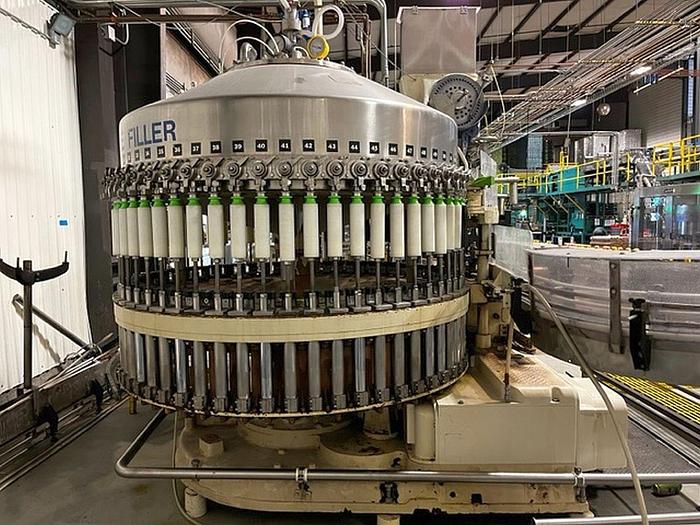 Used Crown CCS 60/12 valve bottle filler/crowner