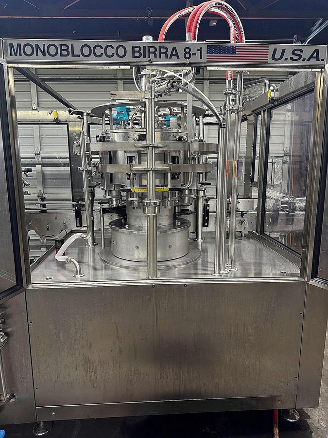 Used Comac 8/1 Can Filler/ Seamer