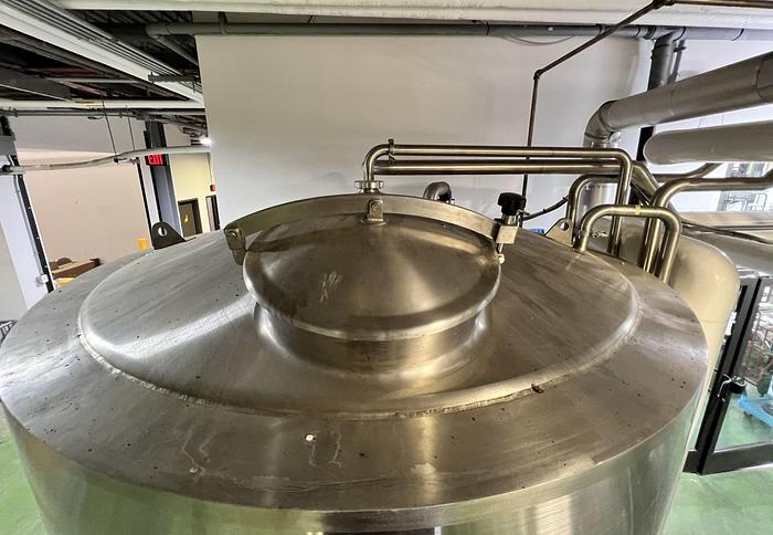 Used Used Lehui 15 bbl skid mounted steam brewhouse